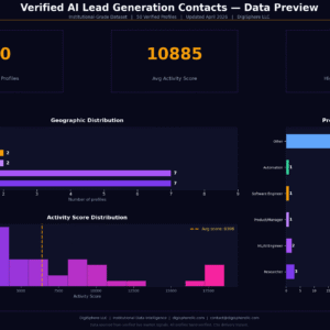 Verified Ai Lead Generation Contacts — Institutional-Grade Data